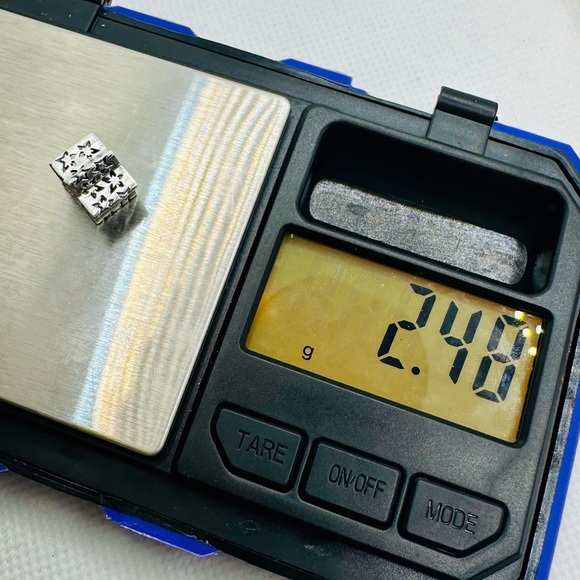 EUC Pandora 790016C01 Sterling Silver Asymmetric Star Charm w/ Clear CZ’s - Picture 17 of 17